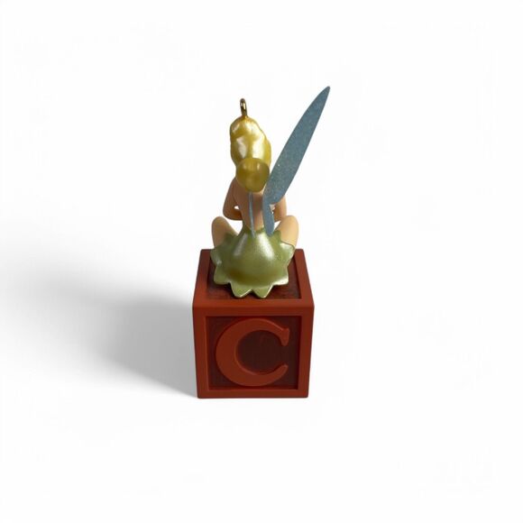 Hallmark Keepsake Ornament 2005 Tinker Bell Walt Disney Peter Pan Block DEFECT - Picture 5 of 7